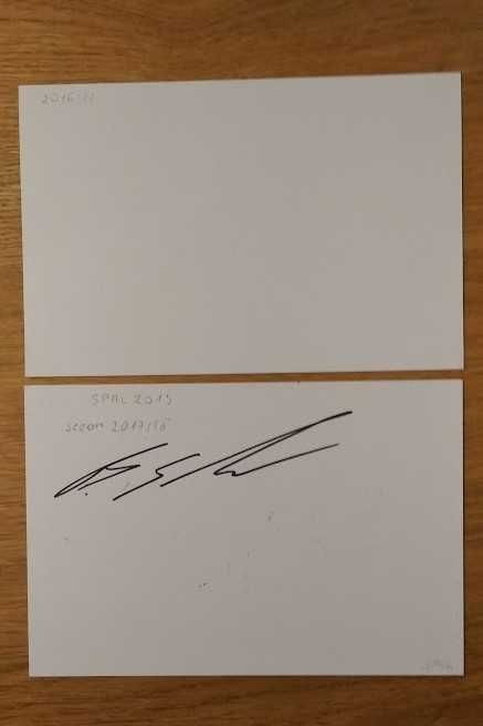 Bartosz Salamon autografy ( Lech Poznań)