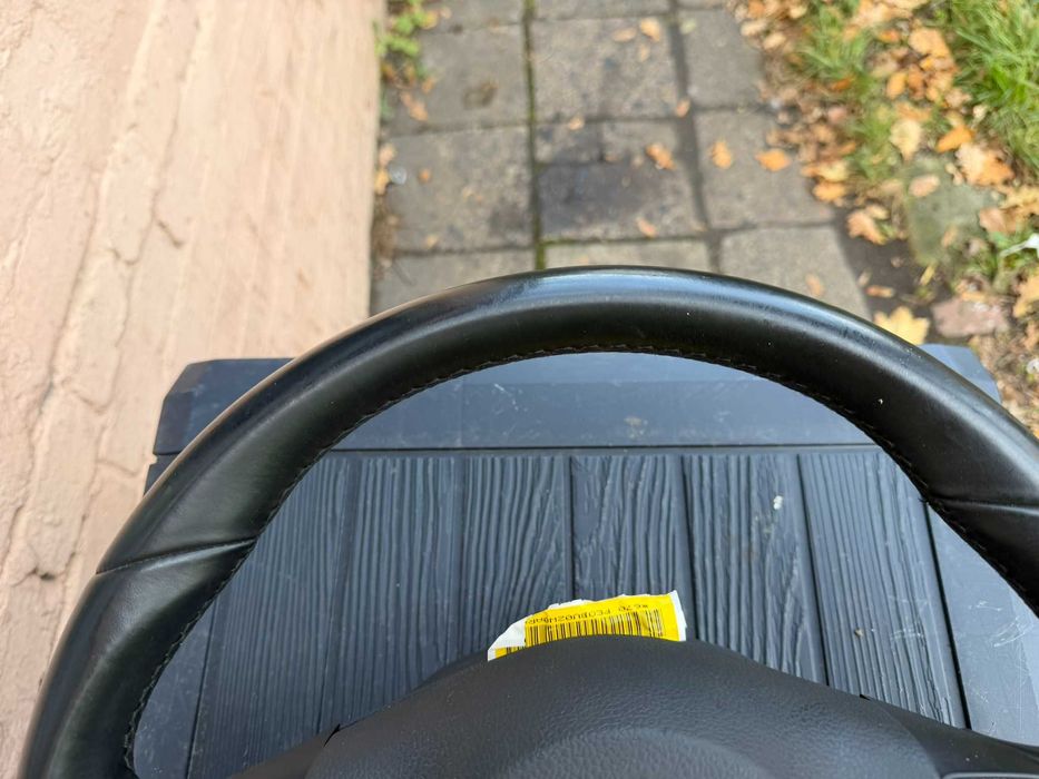 Kierownica passat b6 b7 trójramienna skóra + poduszka