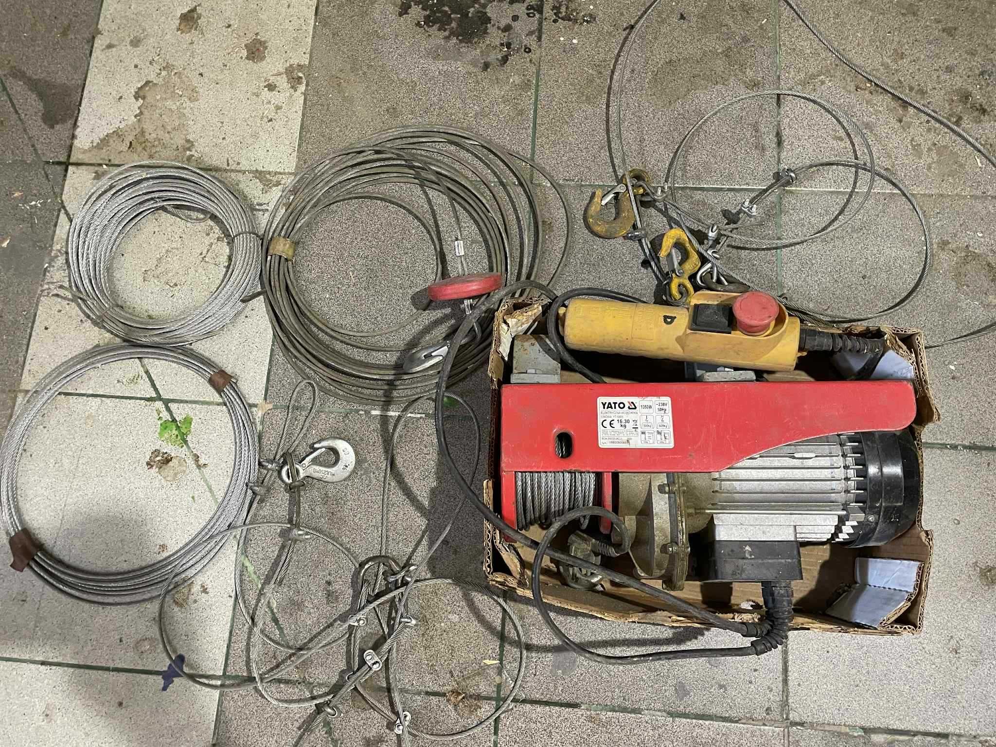 Wyciągarka linowa YATO 1050W 300/600kg
