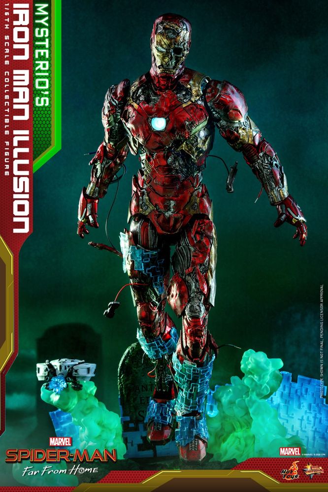 Фигурка 1/6 hot toys mms 580 far from home IRON MAN ILLUSION