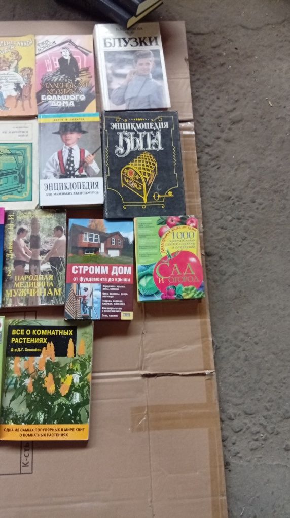 Книги разной тематики.