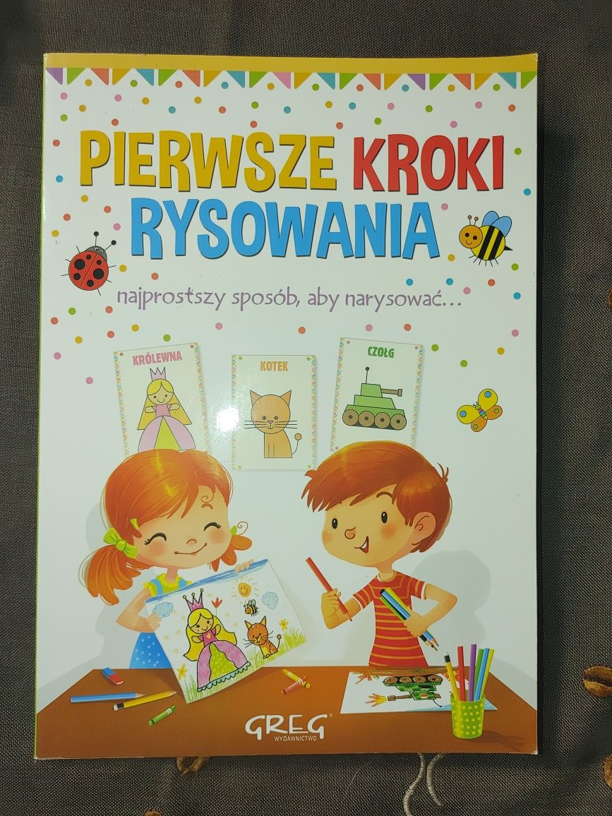 7 kolorowanek, w tym Pierwsze kroki rysowania Greg, Top style