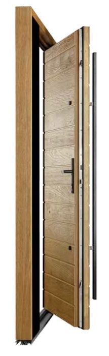 Drzwi DOORSY VINTAGE drewniane zewnętrzne wejściowe 100mm grubości