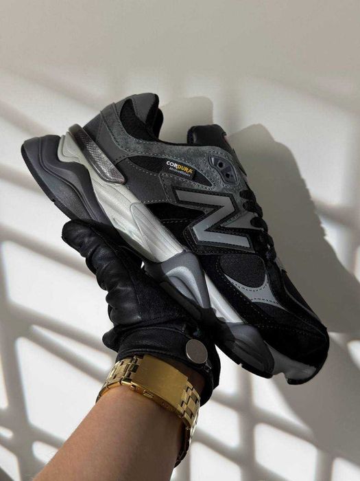 New Balance 9060 Cordura Grey Black (36-46) термо кросівки Нью Беланс