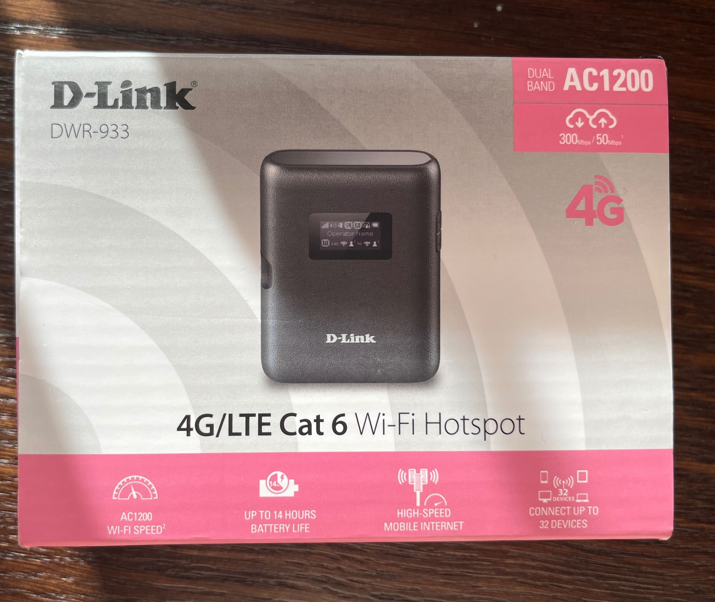 D-Link dwr-933 мобільний роутер-модем, точка доступу, LTE, 4G