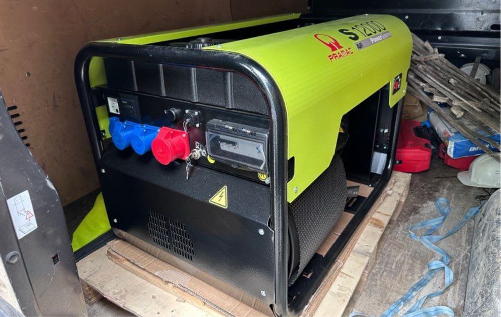 Gerador eletrico PRAMAC S12000 AVR 12kVA – Novo,Trifásico e Monofásico