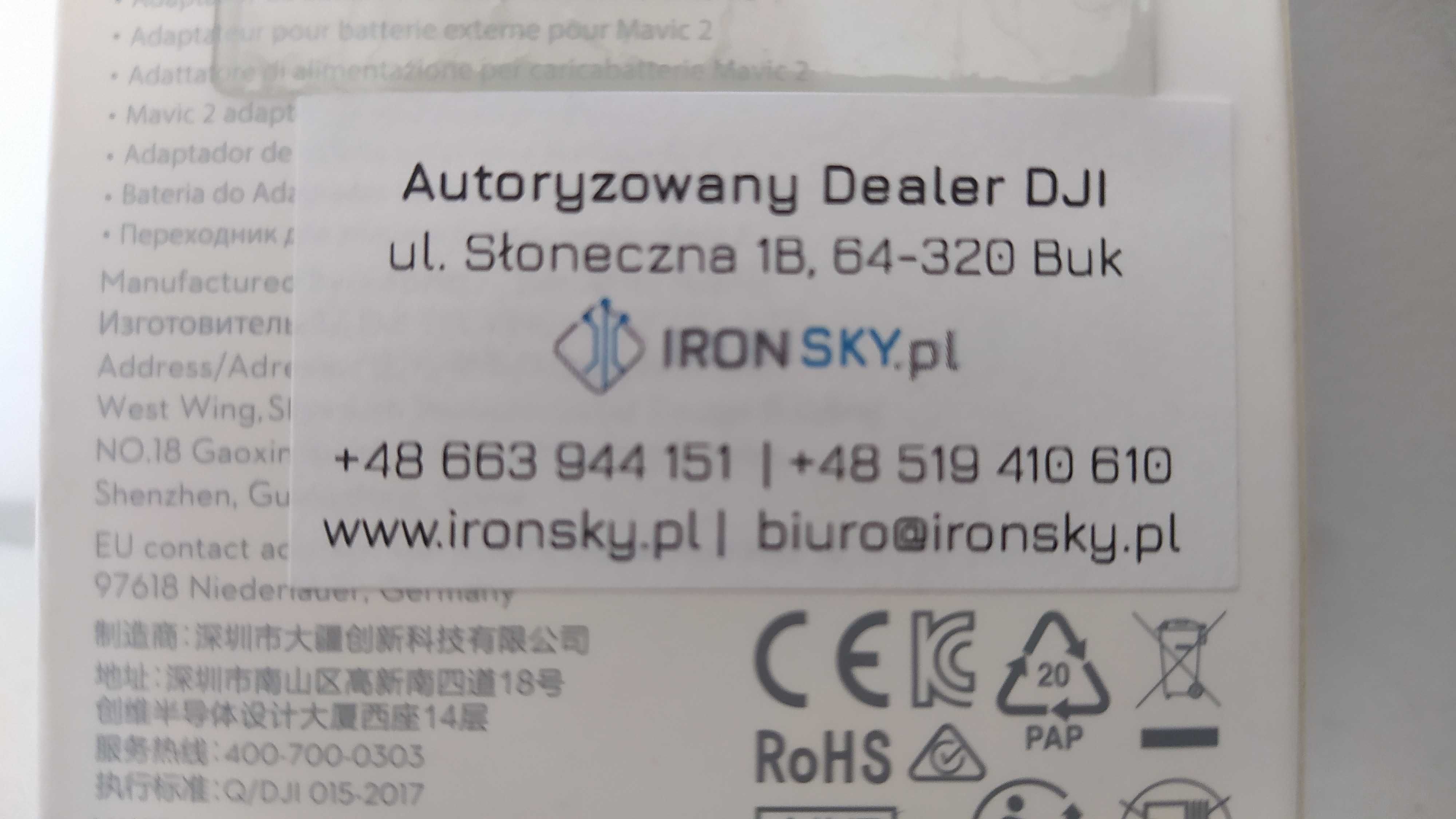 Przejściówka typu powerbank do akumulatora drona DJI Mavic 2