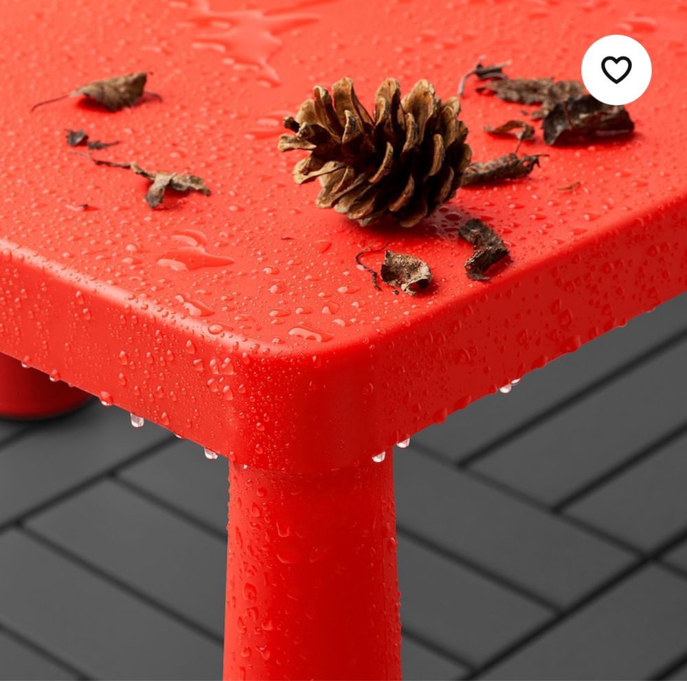 Mesa para criança Mammut Ikea rectangular
