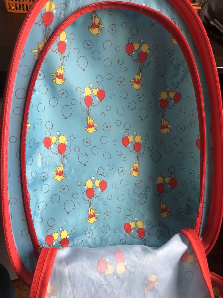 чемодан на колесах детский Винни пух дорожний