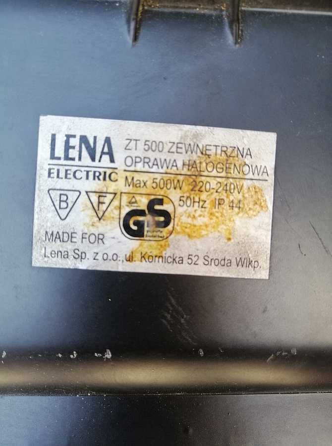 Naświetlacz halogenowy 500W