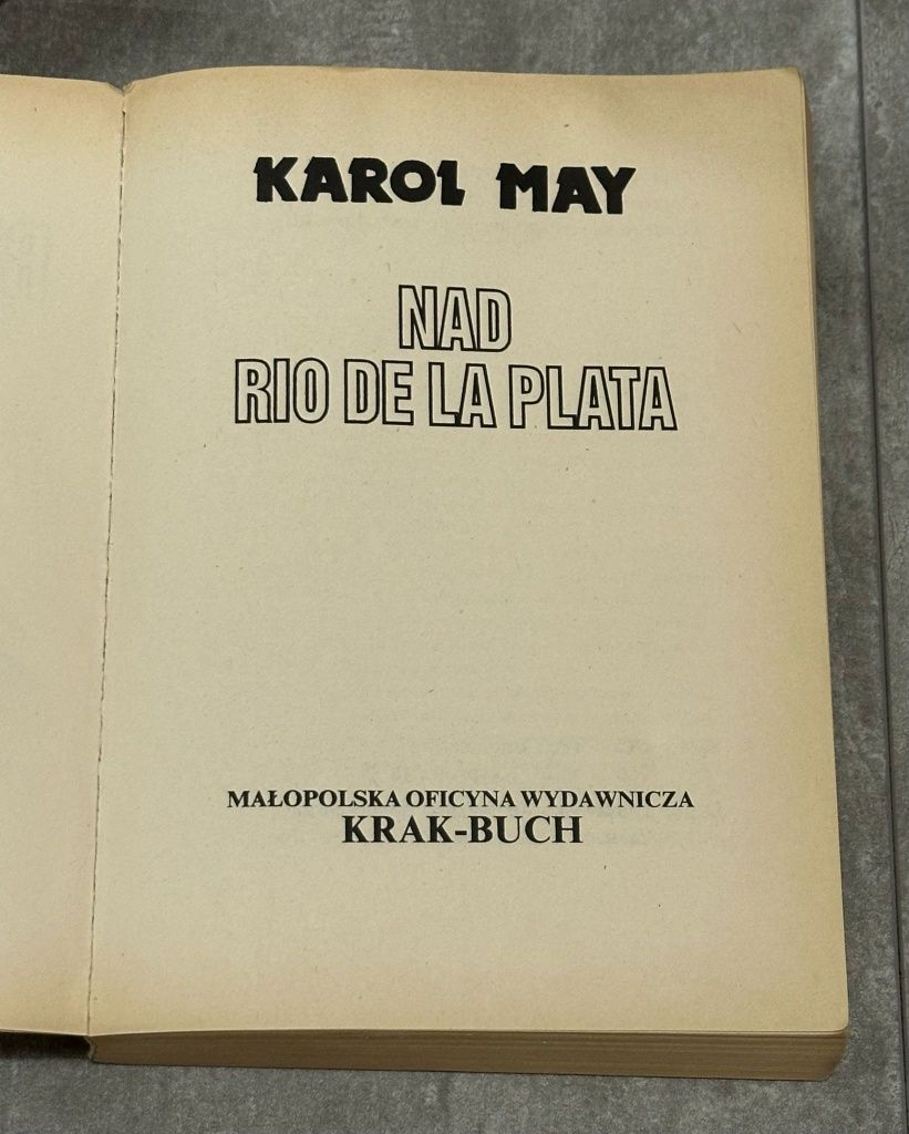 Karol May Nad Rio de la Płata książka