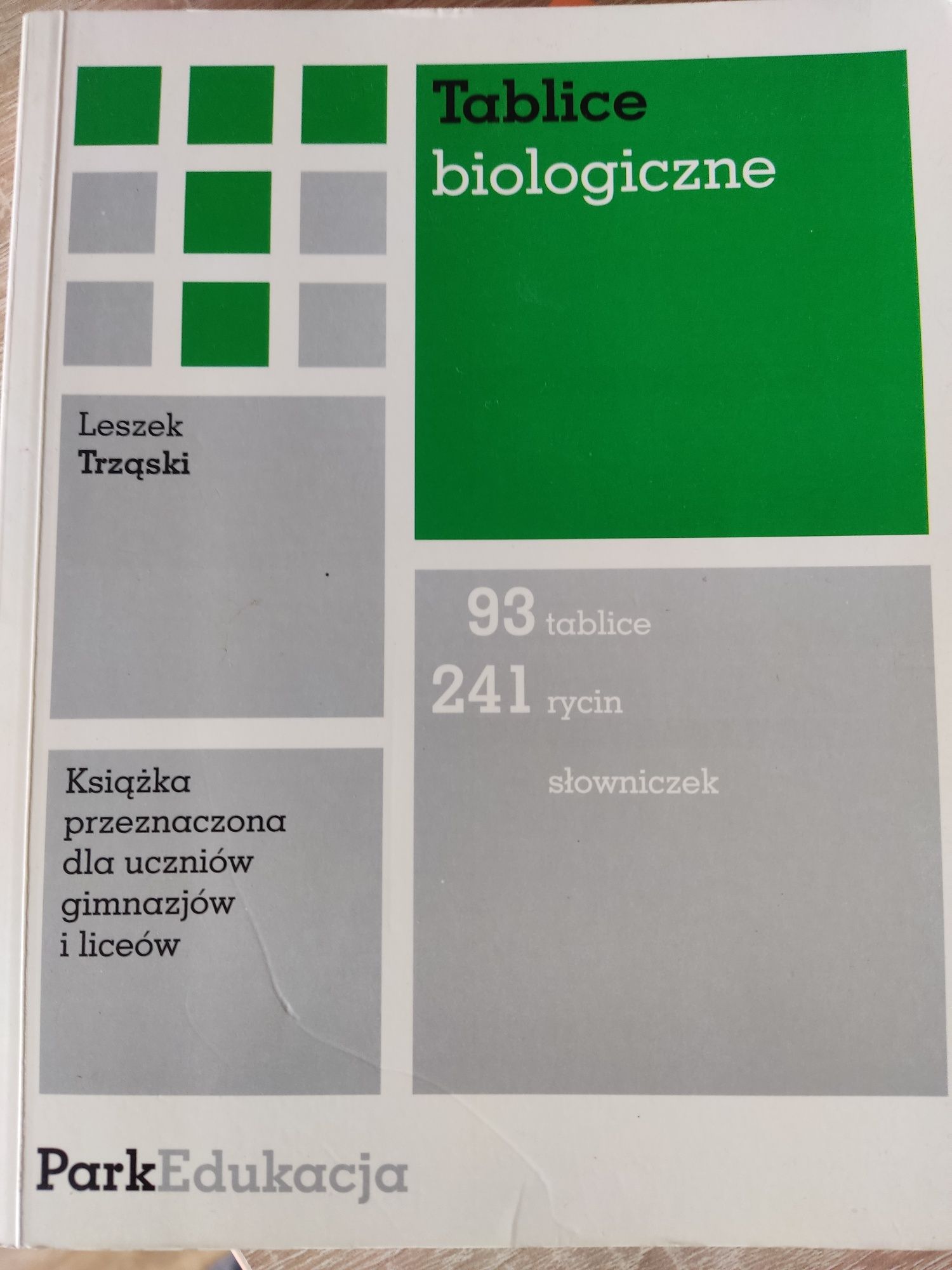 Tablice biologiczne - repetytorium z biologii