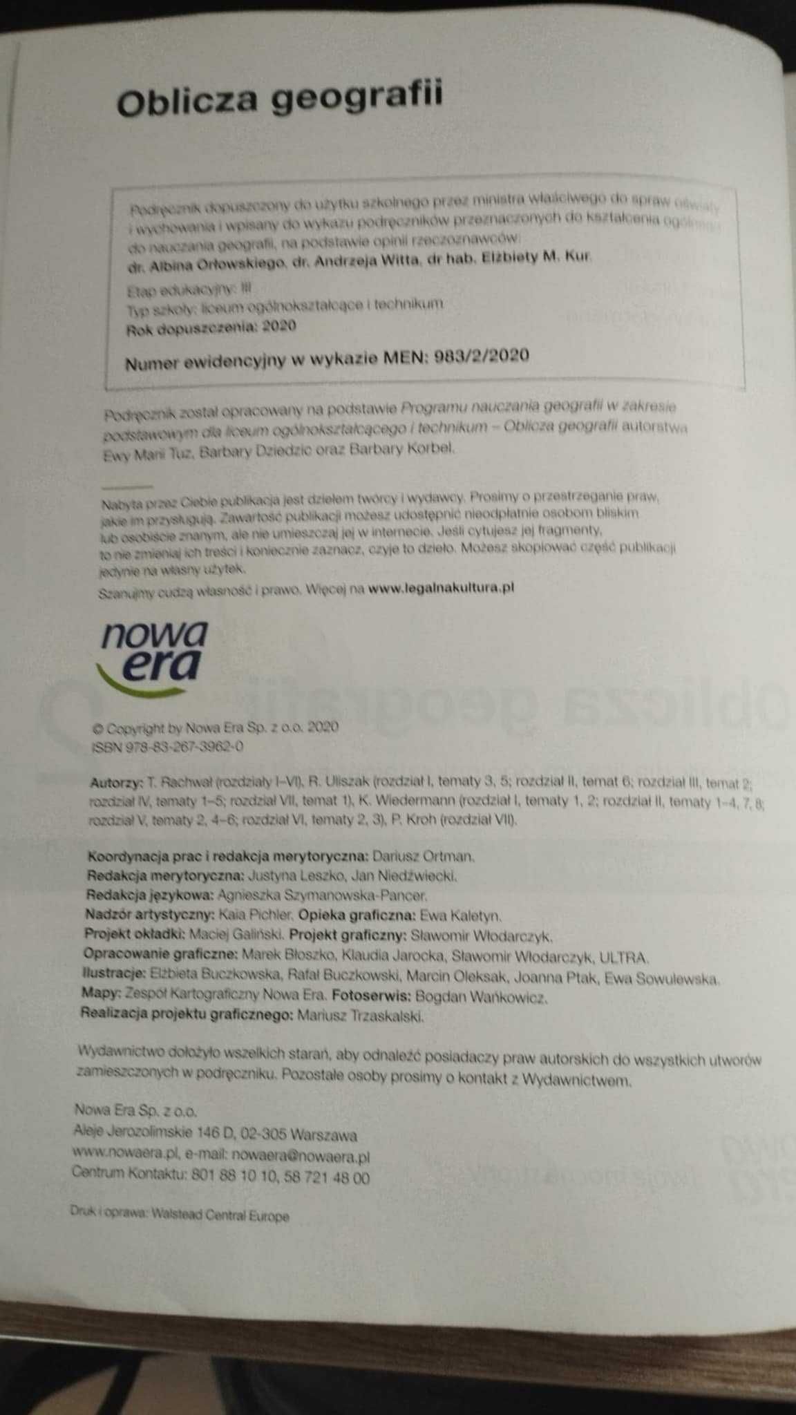 Oblicza geografii 2 - zakres podstawowy