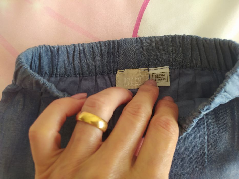 Calça ganga muito fina Chicco NOVA