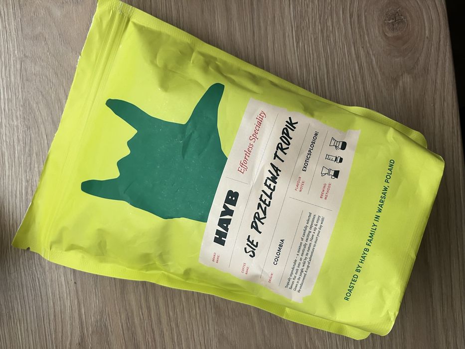 Kawa Hayb się przelewa tropik 455 gr ziarna