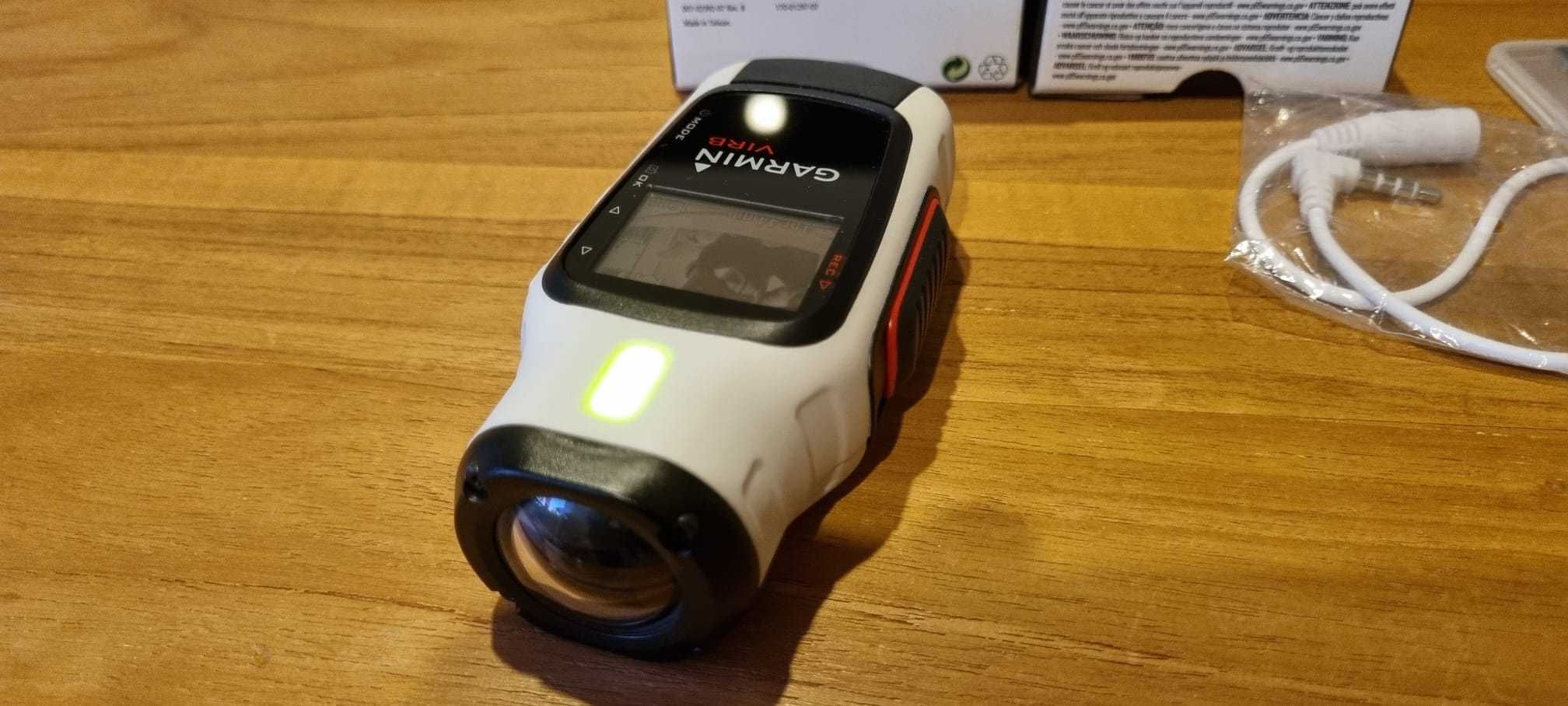 Garmin Virb Elite action camera c GPS +Kit montagem guiador, capacete
