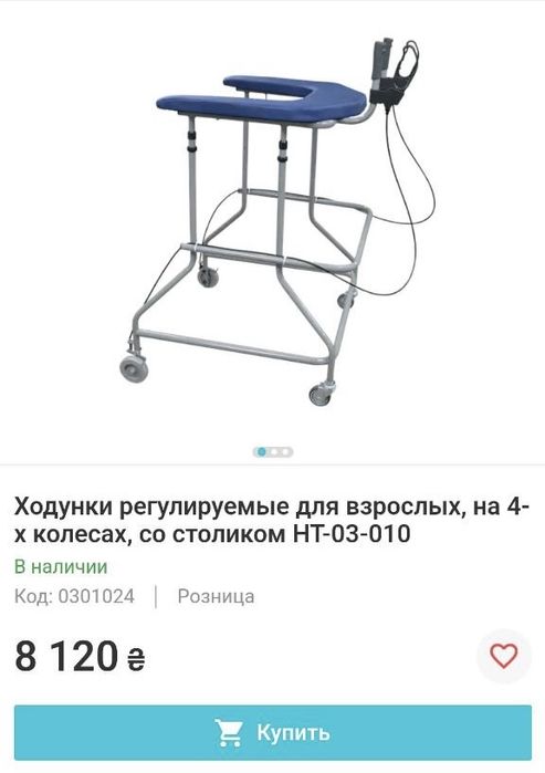 Ходунки для дорослих