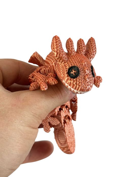 Szydełkowy Smok 3D, w pełni ruchomy, jakość , prezent, gadżet, zabawka