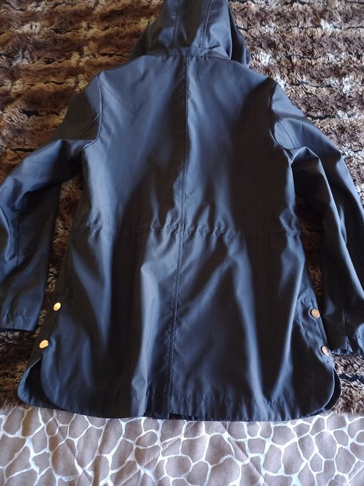 Parka preta de senhora