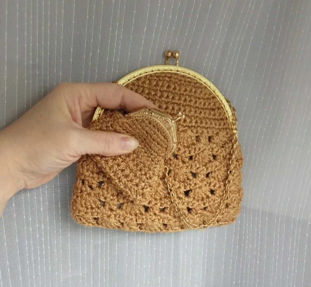 Torebka handmade na szydełku