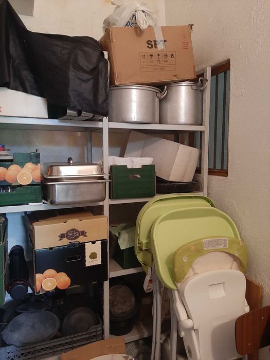 Loiças, panelas, copos e utensílios p/ restauração, cafés ou similares