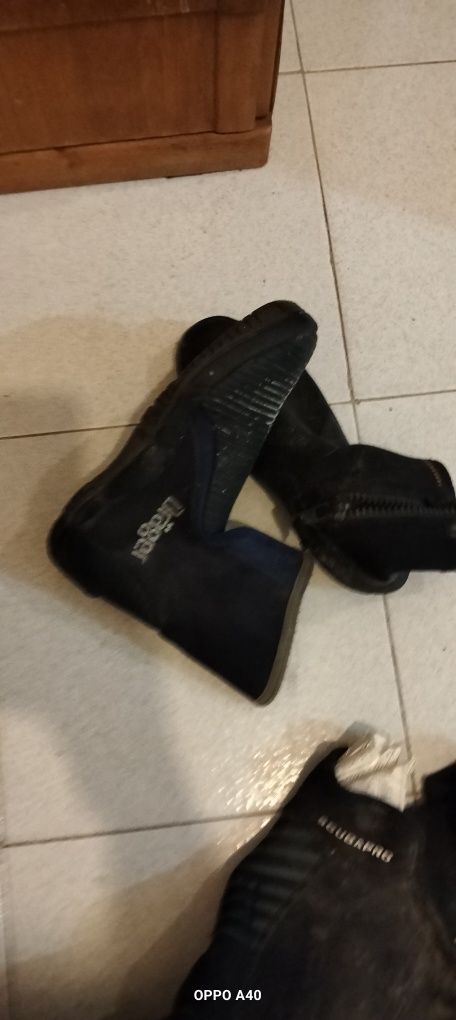 Botas de mergulho