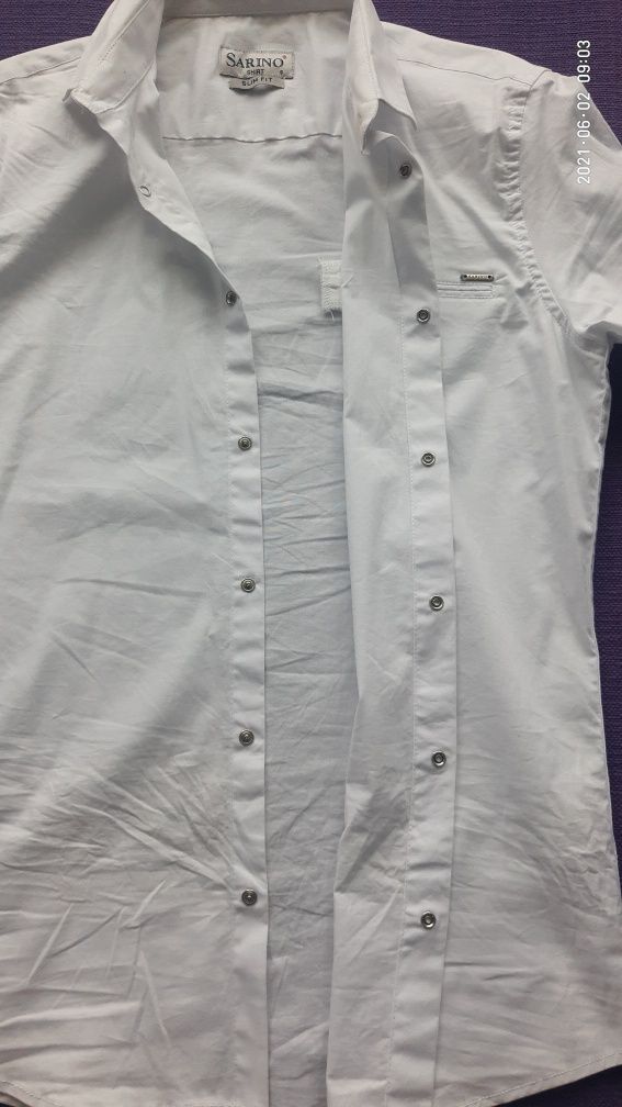 Белые рубашки на мальчика 10-12 лет