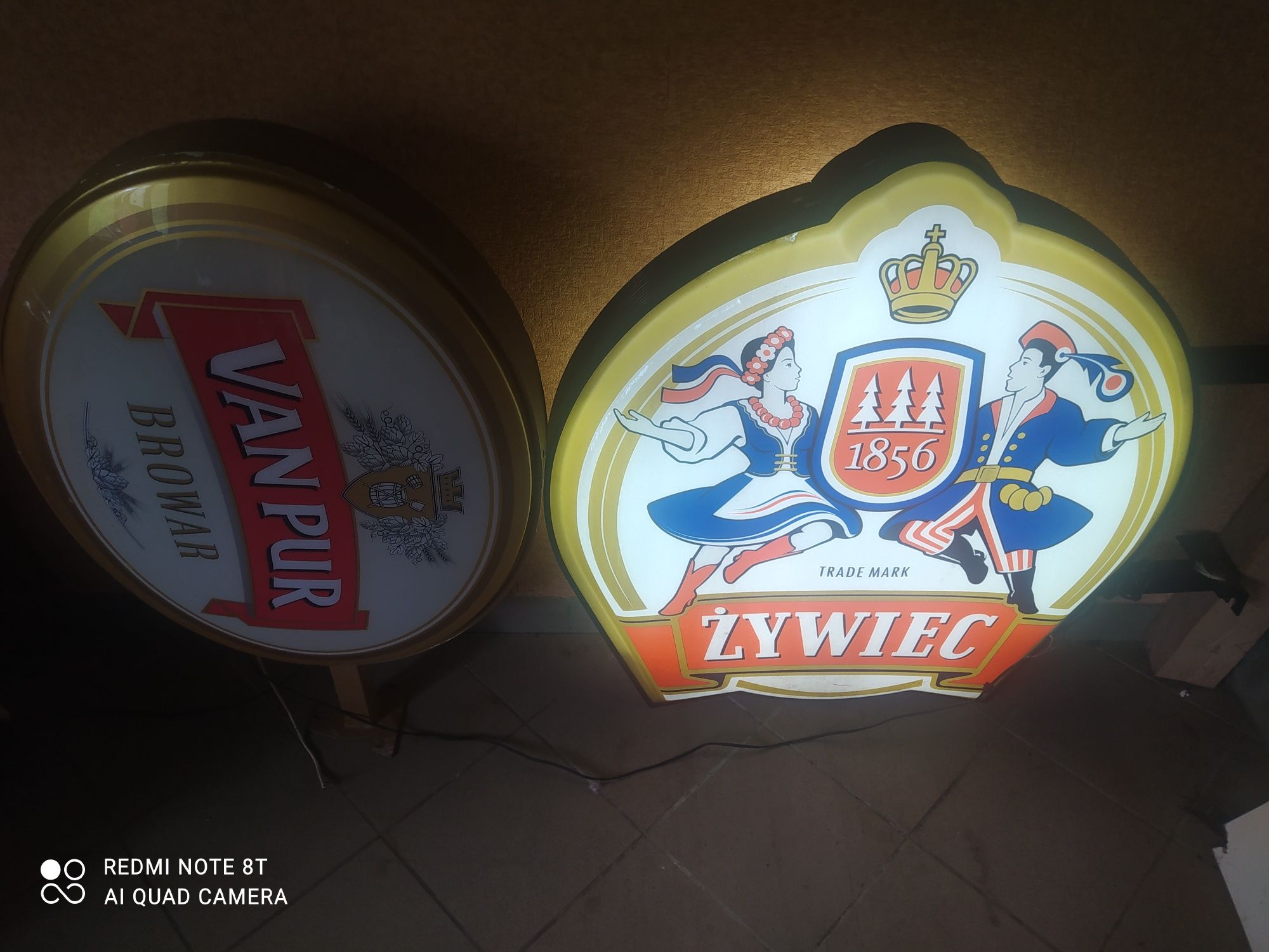 Sprzedam Neony działające podświetlane Reklamy Piw