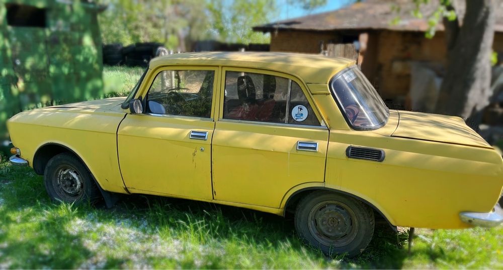 Москвич машина 2140Д, 1984 р., 1.5 газ/бензин, жовтий, на відновлення