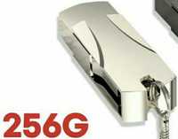 Nowy pendrive srebrny brelok breloczek metalowy 256 GB