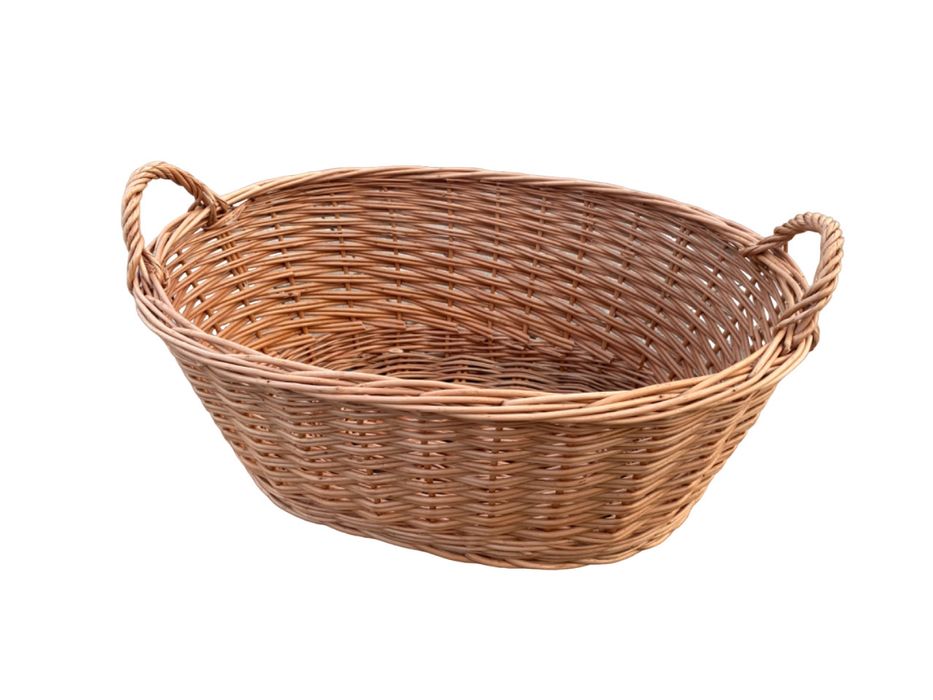 Kosz Koszyk Wiklinowy Wanna Gospodarczy na drzewo, liście, ziemniaki