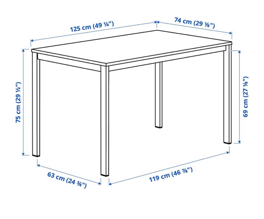Stół biały Ikea nowy