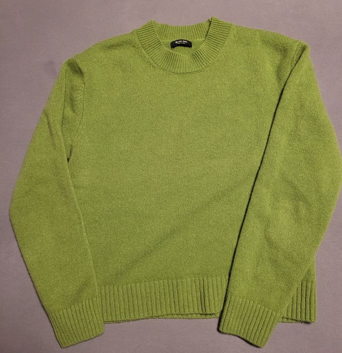 Massimo Dutti sweter zielony wełna/kaszmir rozmiar S