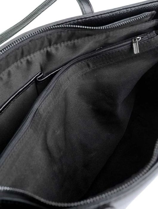 Жіноча сумка з натуральної шкіри з двома ручками на плече