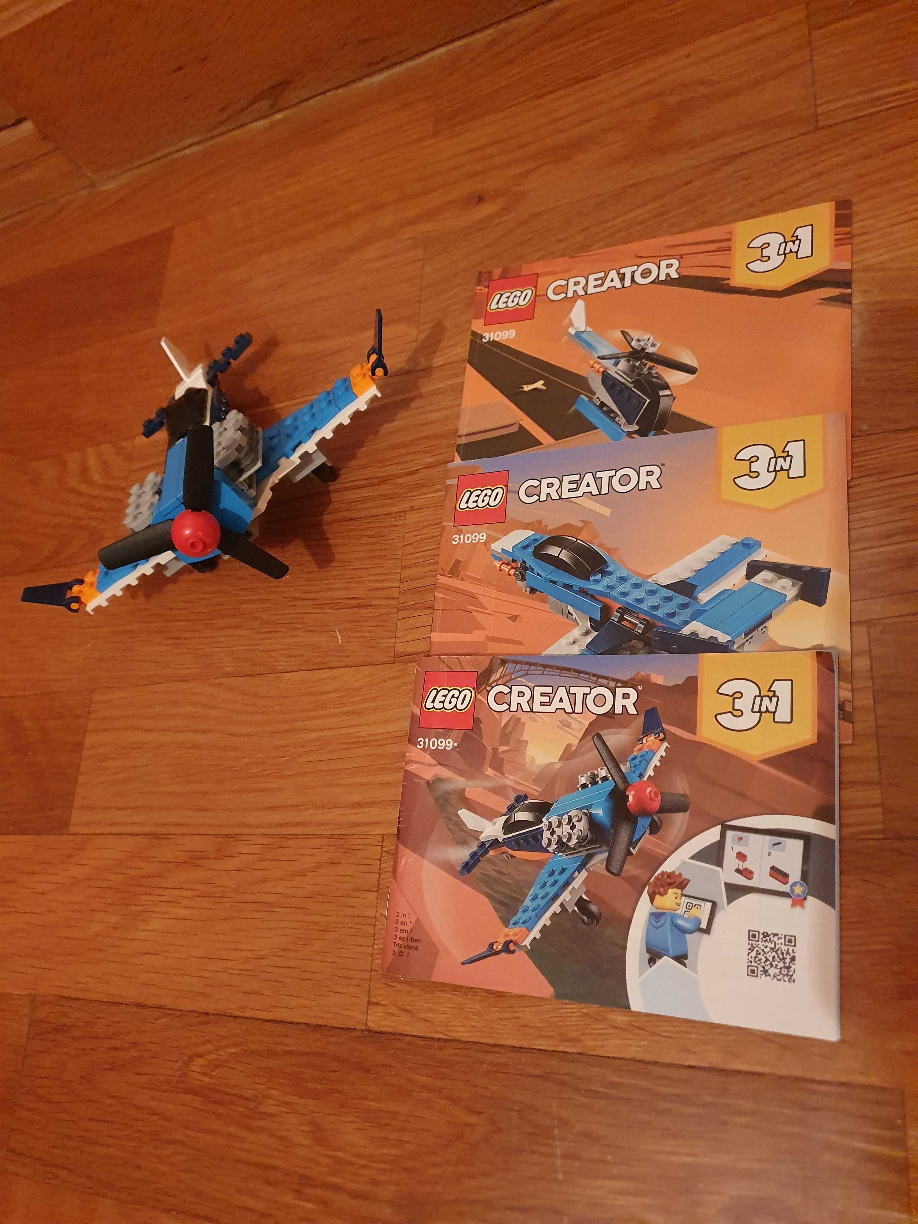 Lego Creator  3 in 1, 31099 - Avião a Hélice