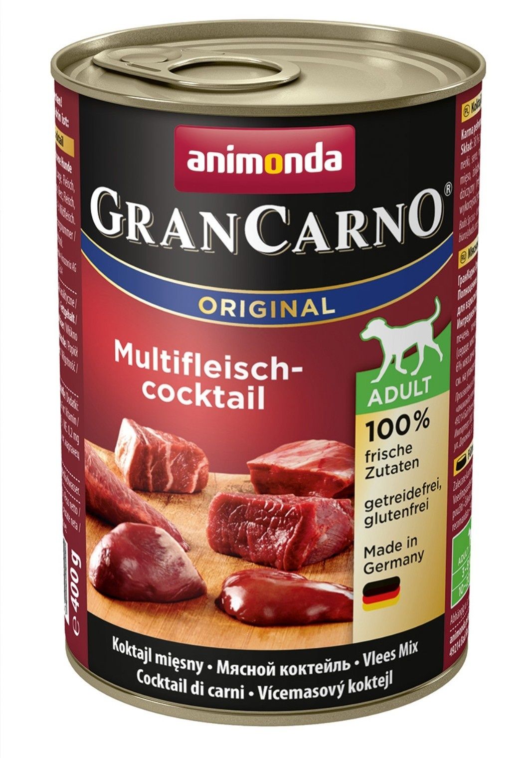 GranCarno koktajl mięsny adult 20x400g