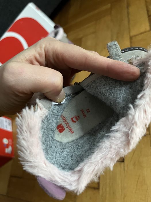 Buty jesienne, zimowe, botki dziewczęce firmy Elefanten