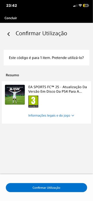 Vendo fc25 pra ps4