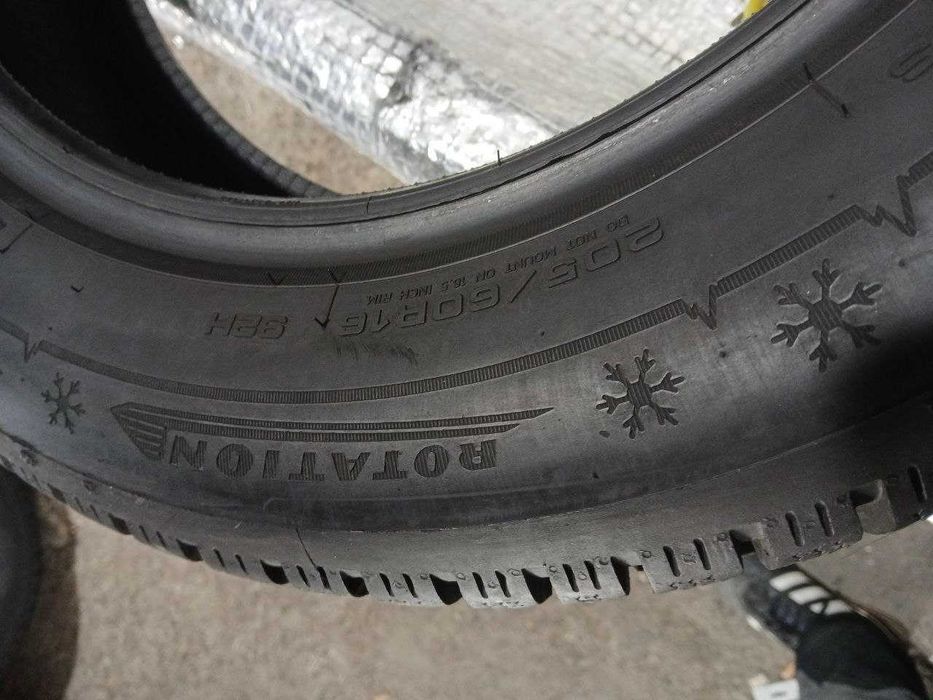*Шина Dunlop 205/60R16. 1шт. Зима Розпаровка 2024р.(0602)