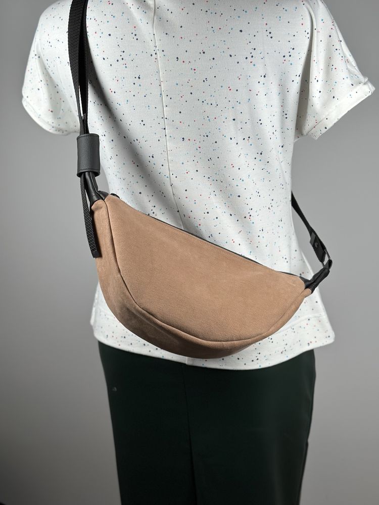 Torebka half moon handmade półksiężyc