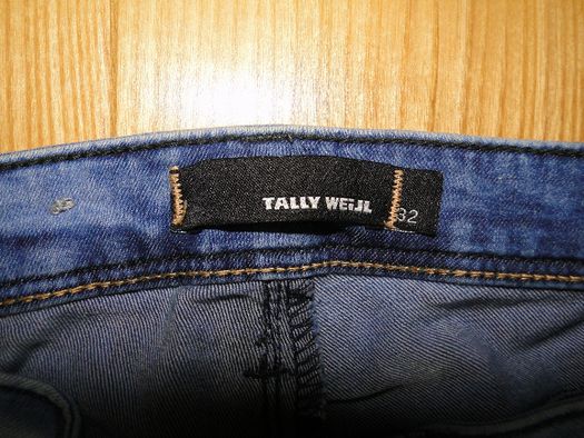 джинсы облегчённые слим фит Tаlly Weijl slimfit 10 - 11 л. 32 разм