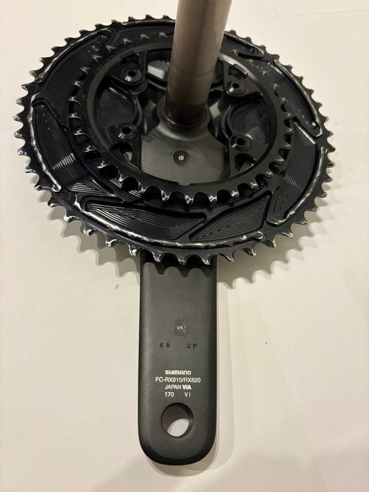 Shimano GRX Di2 korba, blaty aero , przerzutki przód i tył, kasety