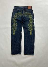 Evisu Heritage Embroidered Bonsai Tree Jeans Spodnie vintage rare