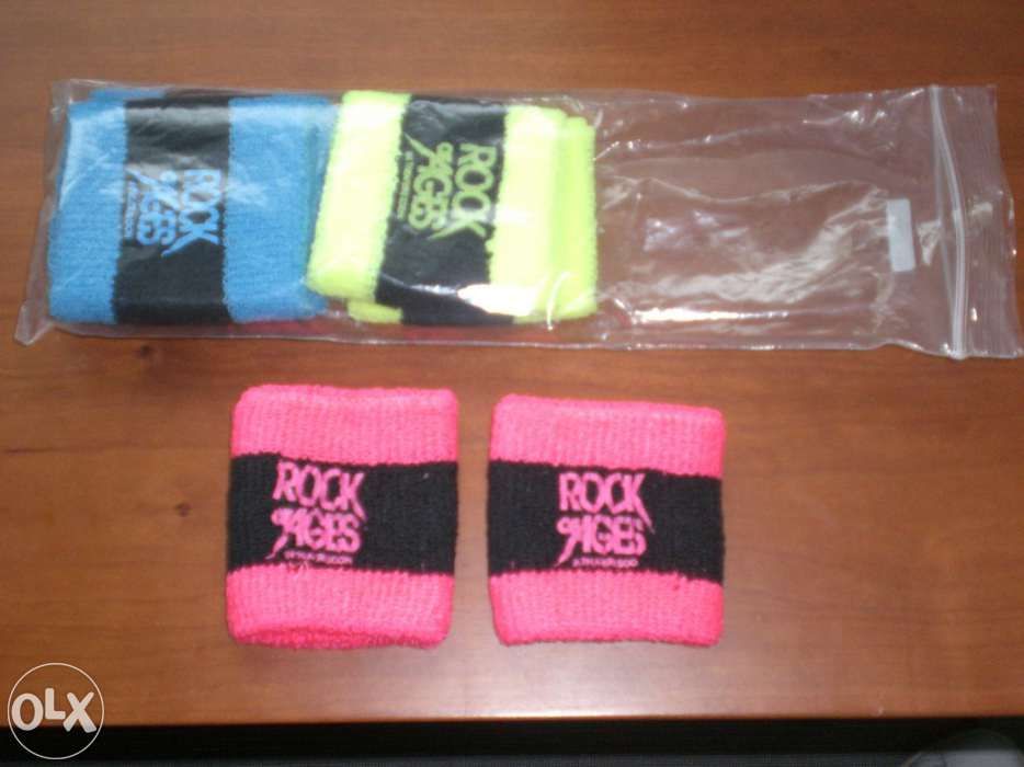 Tiras de suor sweat band novos rock of ages