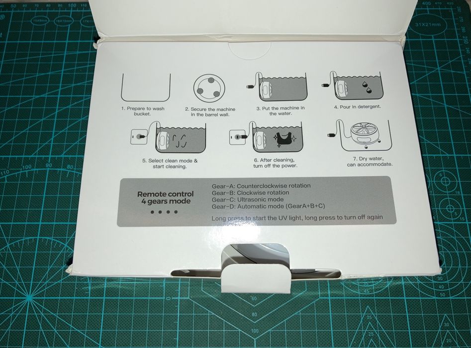 Мини стиральная машинка - работает от USB / с ультразвуком
