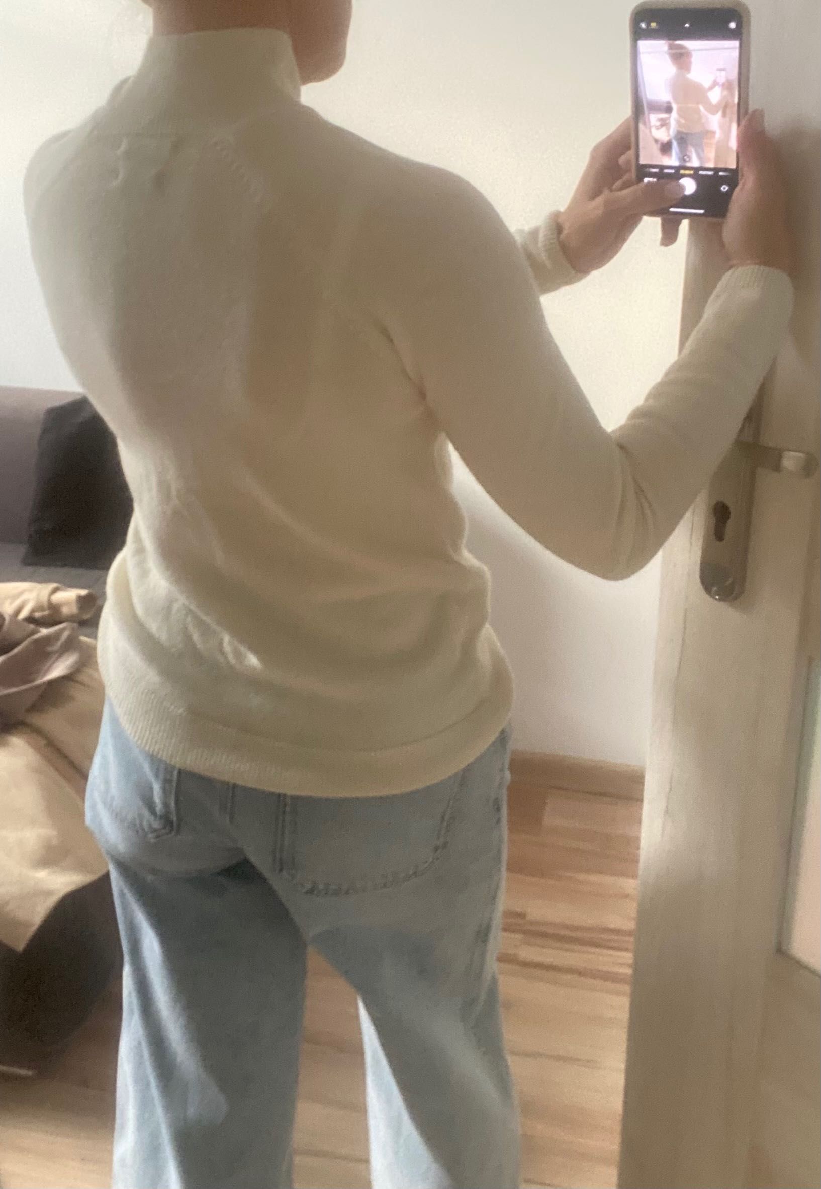 Sweter wełna kaszmir Massimo Dutti
