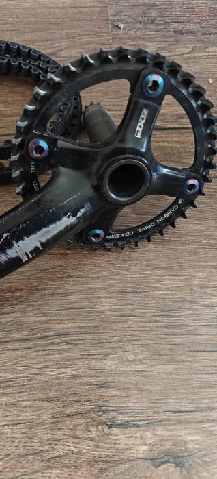 втулка Shimano Alfine 11 шатуни Gates Carbon Drive, спиці Sapim