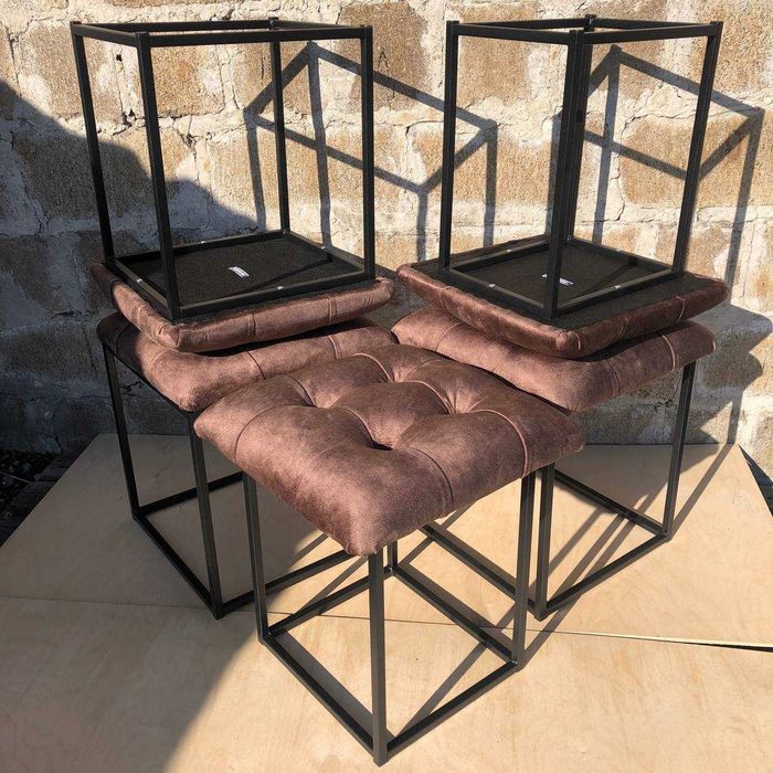 Пуф Трансформер Пуф 5в1 Велюр Вибір кольорів з п'яти стільців