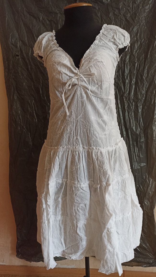Платье летнее белое(распродажа