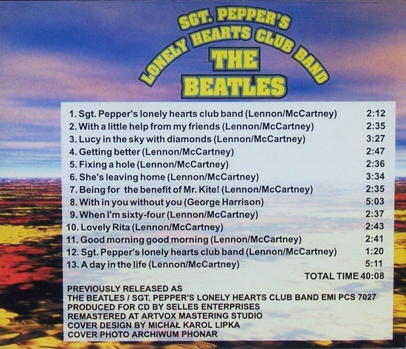 The Beatles - Sgt. Pepper's Lonely Hearts Club Band [CD]